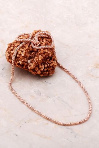 Rose Gümüş İtalyan Zincir Kolye 38