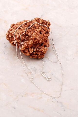 Gümüş 50 Cm Toplu Zincir Kolye 44