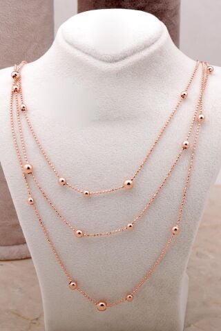 Dorika Rose 925 Ayar Gümüş Kolye 6859