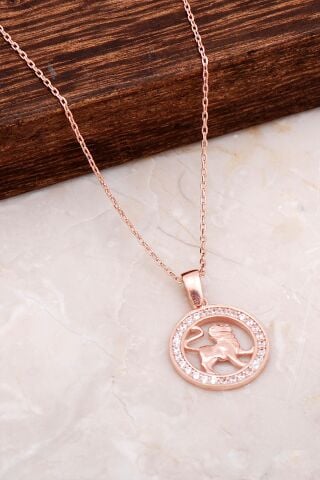 Asla Burcu Rose Gümüş Kolye 6679