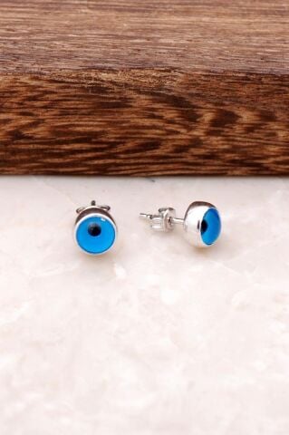 Trend Nazar Boncuklu Gümüş Küpe 1390