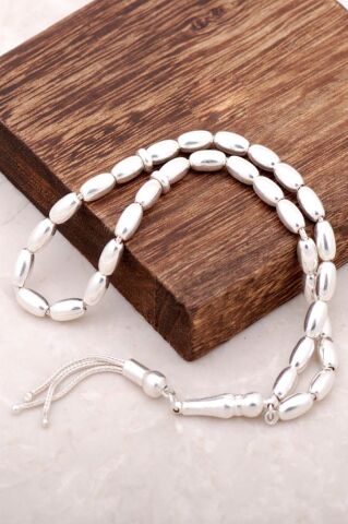 Arpa Kesim Gümüş Tesbih 95