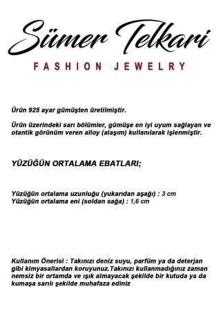 6 Farklı Renk Seçenekli Sedef Taşlı Elişi Mekik 925 Ayar Gümüş Yüzük 6007 18 - Sedef Taşı (Yeşil)