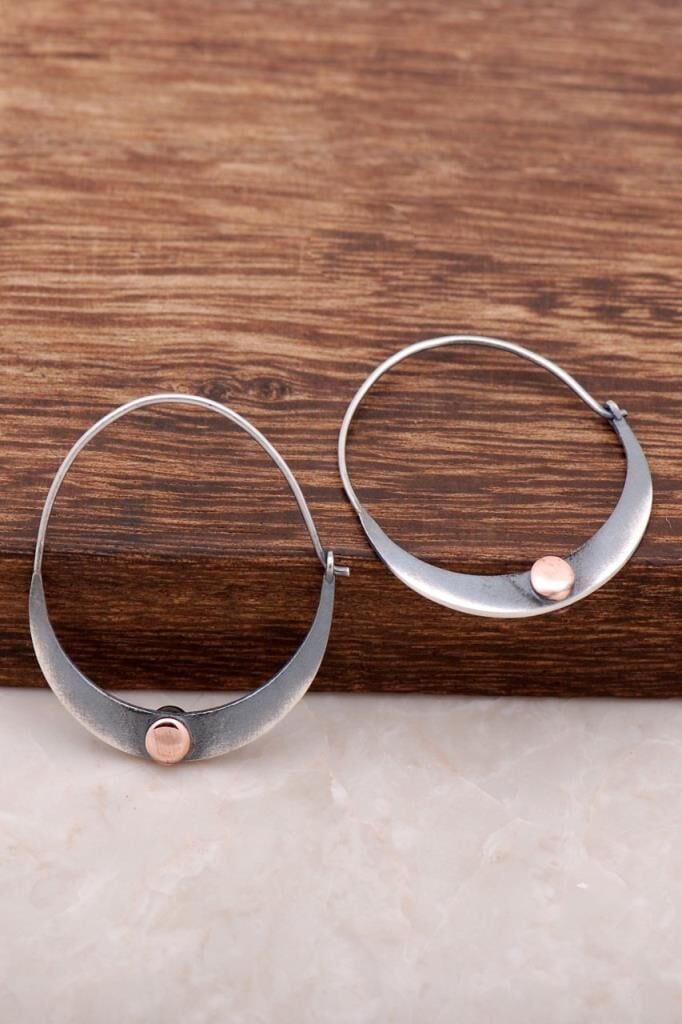 İmera Tasarım Elişi Gümüş Küpe 4041