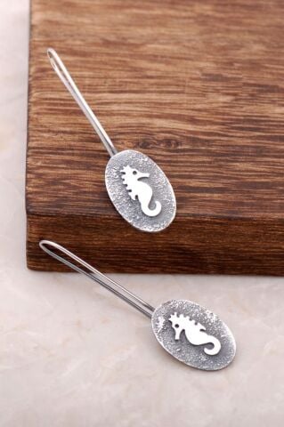 Sısto Tasarım Elişi Gümüş Küpe 4044