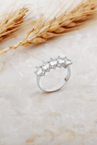 Beştaş Rodyumlu Gümüş Yüzük 5939