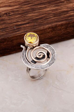 Sarma Elişi Tasarım Gümüş Yüzük 2909