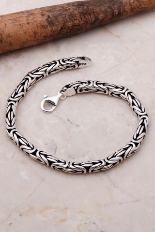 Kral Zincir 5 Mm 22 Cm Elişi Erkek Bileklik 3666