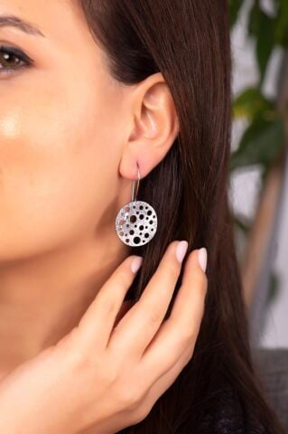 Gubo Antik Tasarım Elişi Gümüş Küpe 4063