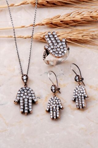 Fatma Ananın Bereket Eli Gümüş Set 278