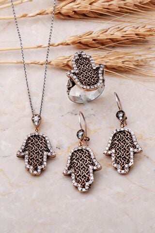 Fatma Ananın Bereket Eli Gümüş Set 279