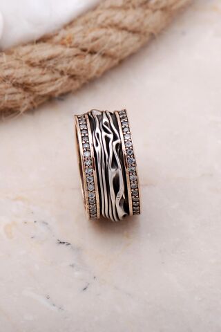 Elişi Gümüş Alyans Yüzük 3451