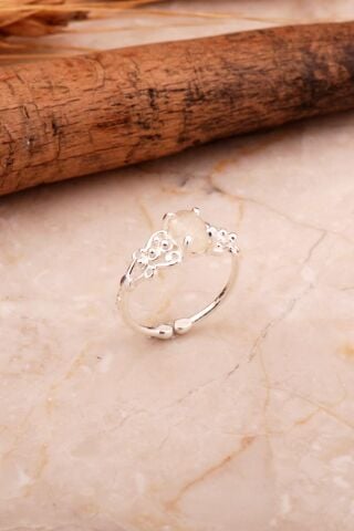 Sitrin Tasarım Gümüş Yüzük 5782