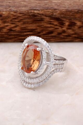 Renk Değiştiren Sultan Taşlı Gümüş Yüzük 2010