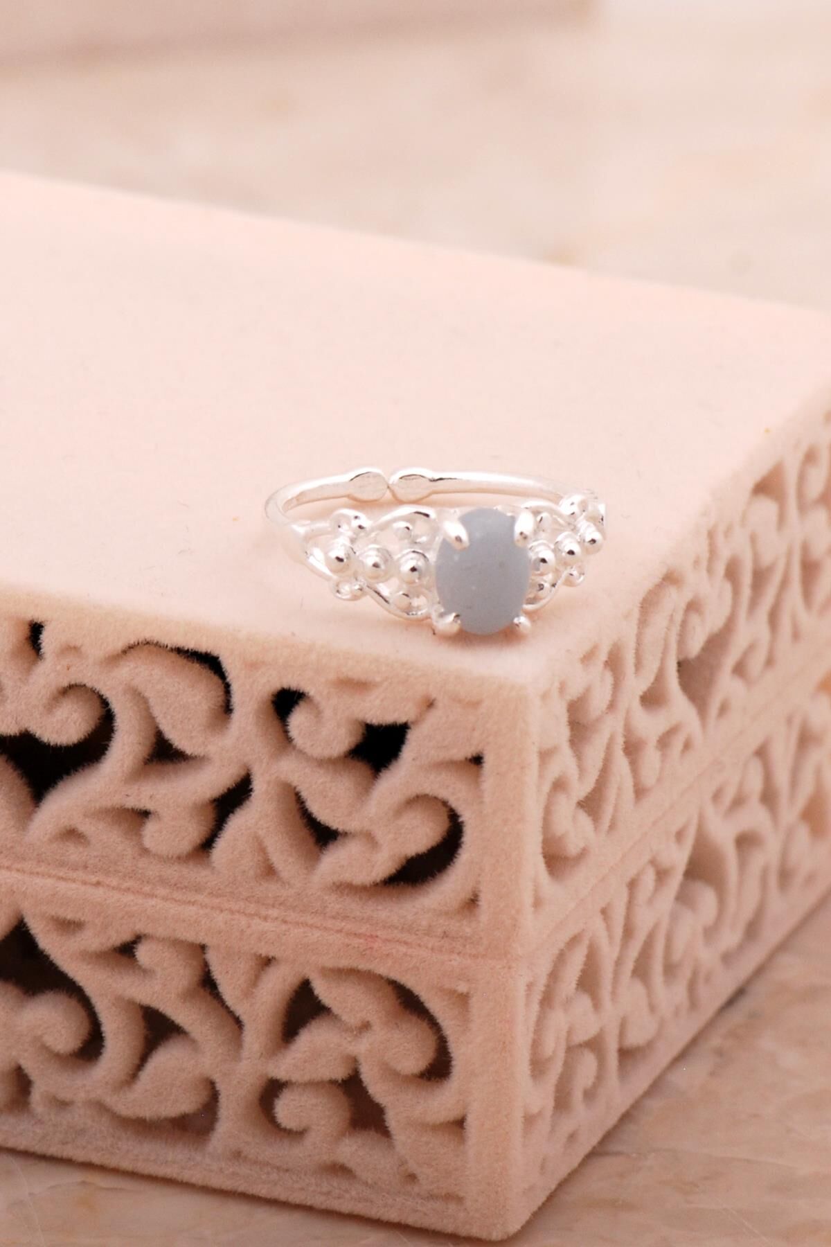 Opal Tasarım Gümüş Yüzük 5785