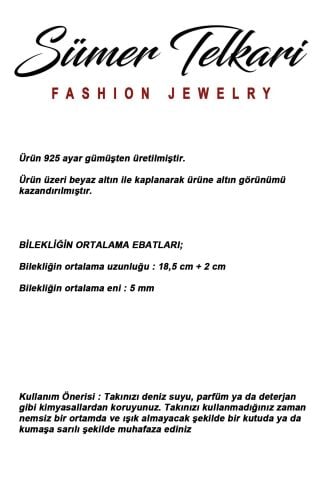 3 Farklı Renk Seçenekli 5 Mm Su Yolu Rodyumlu 925 Ayar Gümüş Bileklik 4914 Oniks Taşı (Siyah)