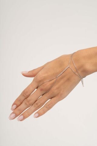 Su Yolu Tasarım Rodyumlu Gümüş Şahmeran 87