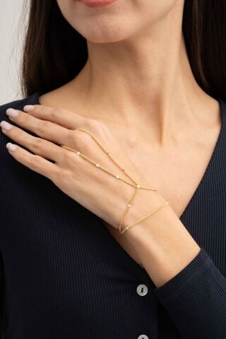 Kalem İşçilikli Gurmet Tasarım Altın Kaplama Gümüş Şahmeran 91