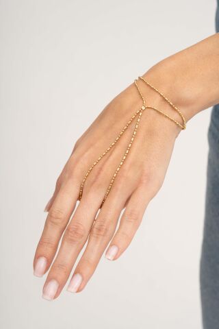 Top Zincir Tasarım Altın Kaplama Gümüş Şahmeran 94