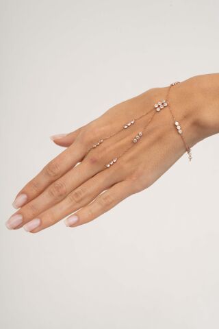 Taşlı Tasarım Rose Gümüş Şahmeran 99