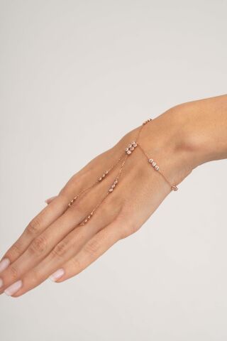 Taşlı Tasarım Rose Gümüş Şahmeran 99