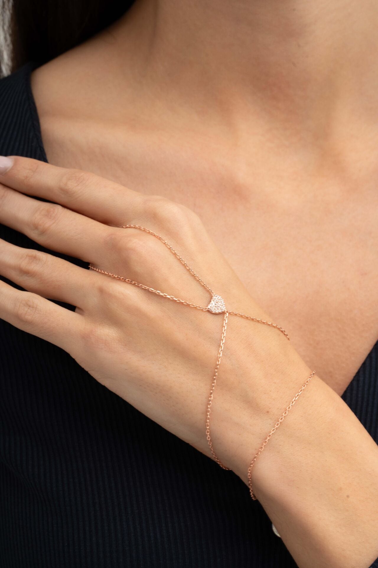 Kalp Tasarım Rose Gümüş Şahmeran 103