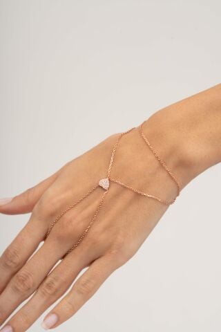 Kalp Tasarım Rose Gümüş Şahmeran 103