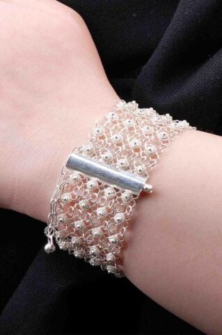 YÖRESEL AKITMA KİŞNİŞ TELKARİ GÜMÜŞ BİLEKLİK 641