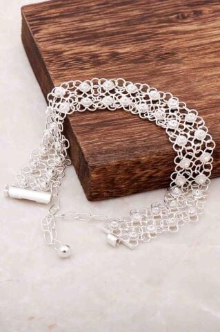 YÖRESEL AKITMA KİŞNİŞ TELKARİ GÜMÜŞ BİLEKLİK 643