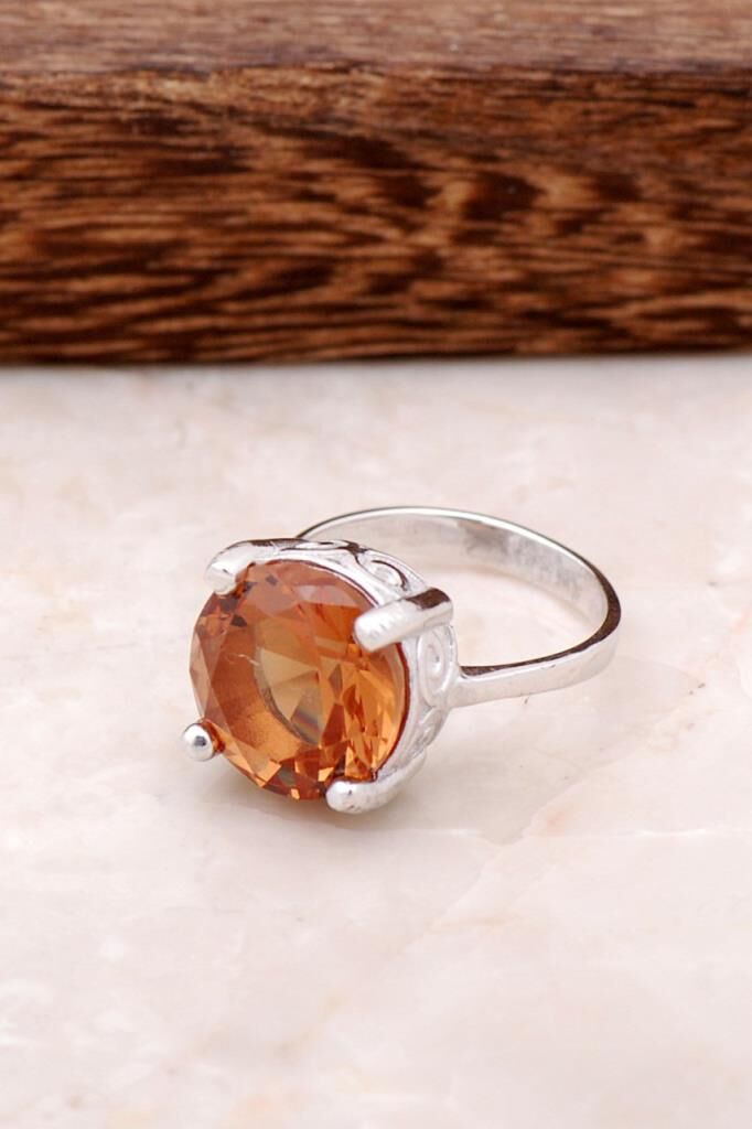 Renk Değiştiren Sultan Taşlı Gümüş Yüzük 2019