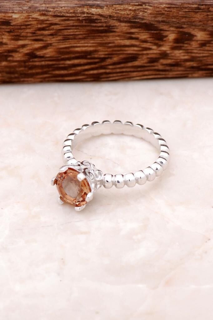 Renk Değiştiren Sultan Taşlı Gümüş Yüzük 2021