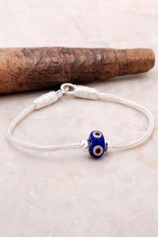 Kazaziye Dorissa Nazar Boncuklu Gümüş Bileklik 3458