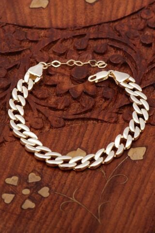 Altın Yaldızlı Gurmet Zincir Bileklik 3473