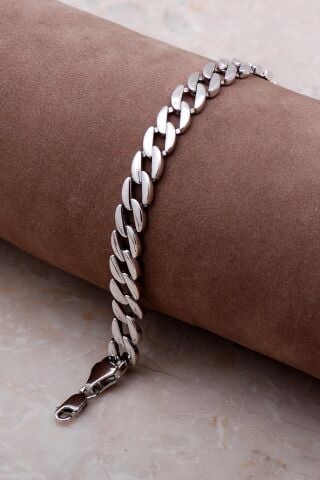 Gurmet Gümüş Zincir Bileklik 3474