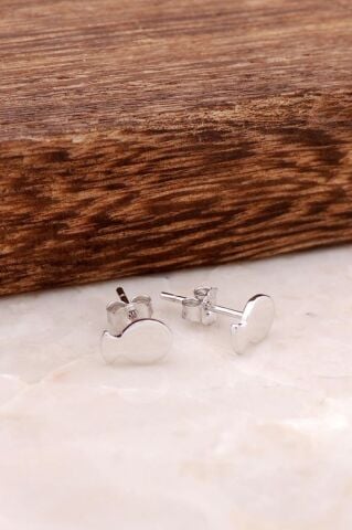 Balık Tasarım Elişi Gümüş Küpe 3835