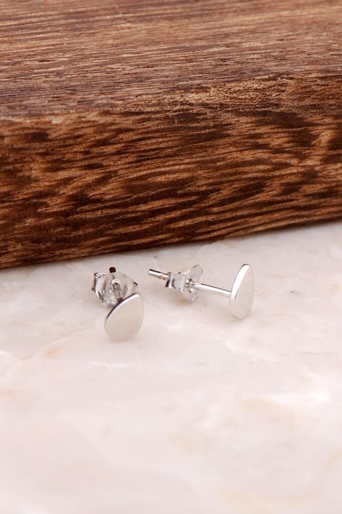 Damla Tasarımlı Elişi Gümüş Küpe 3840