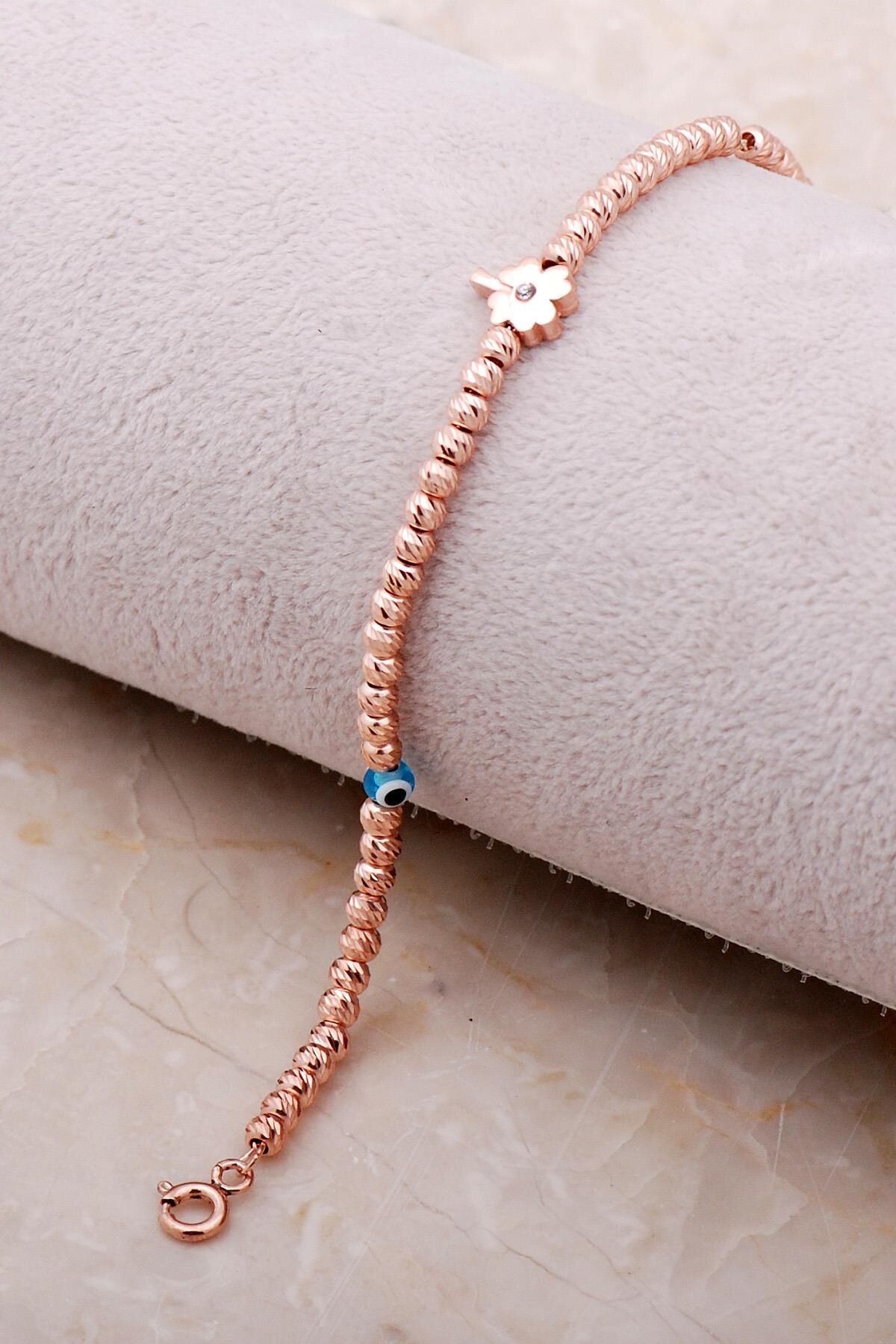 Yonca Rosa Gümüş Dorissa Bileklik 3482