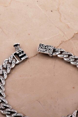 Gurmet Tasarım 20 Cm Gümüş Erkek Bileklik 4781