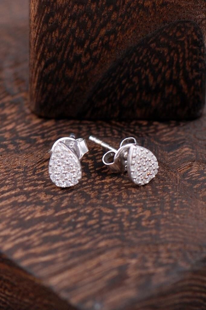 Su Damlası Gümüş Küpe 2303