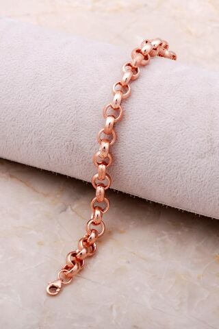 Rose Gümüş Doc Zincir Bileklik 3490