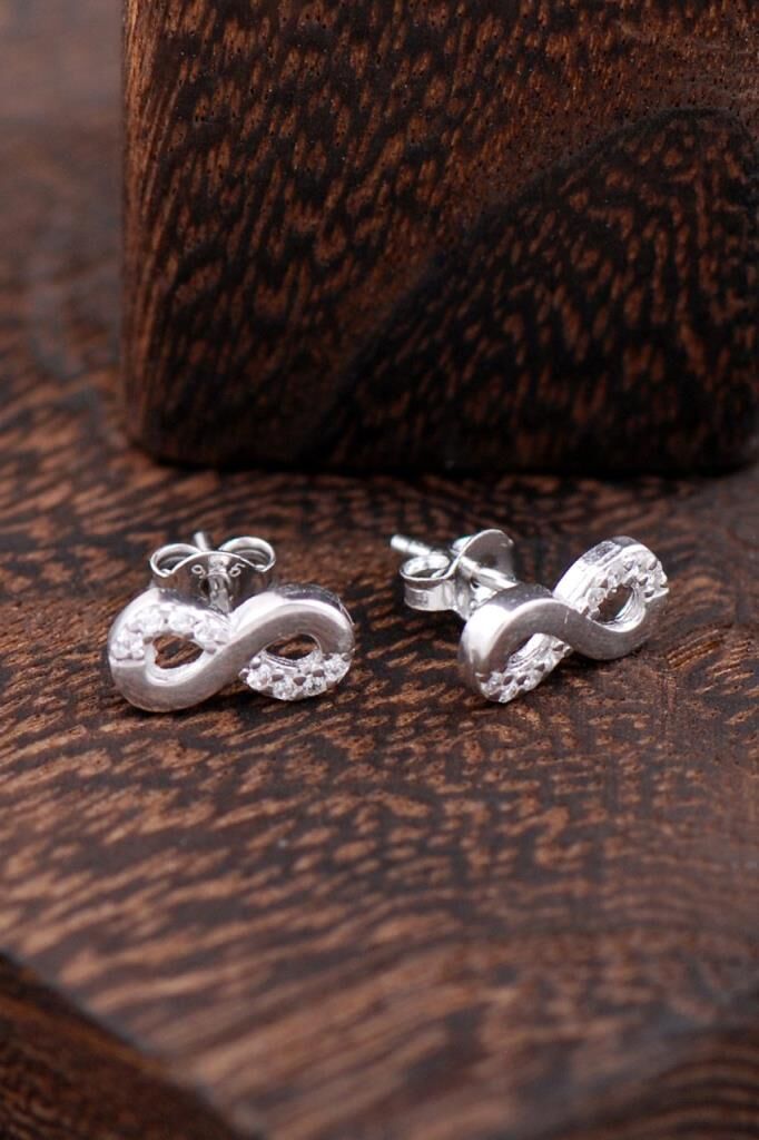 Sonsuzluk Gümüş Küpe 2305