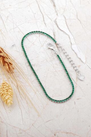 Su Yolu İnce Rodyumlu Gümüş Bileklik 4798