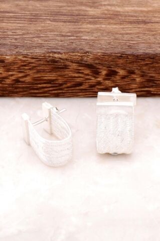 Trabzon Hasırı Gümüş Küpe 1430