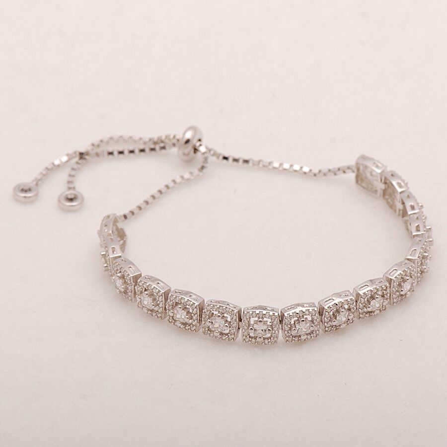 Elmas Montürlü Tasarım Asansörlü Su Yolu Bileklik 1932