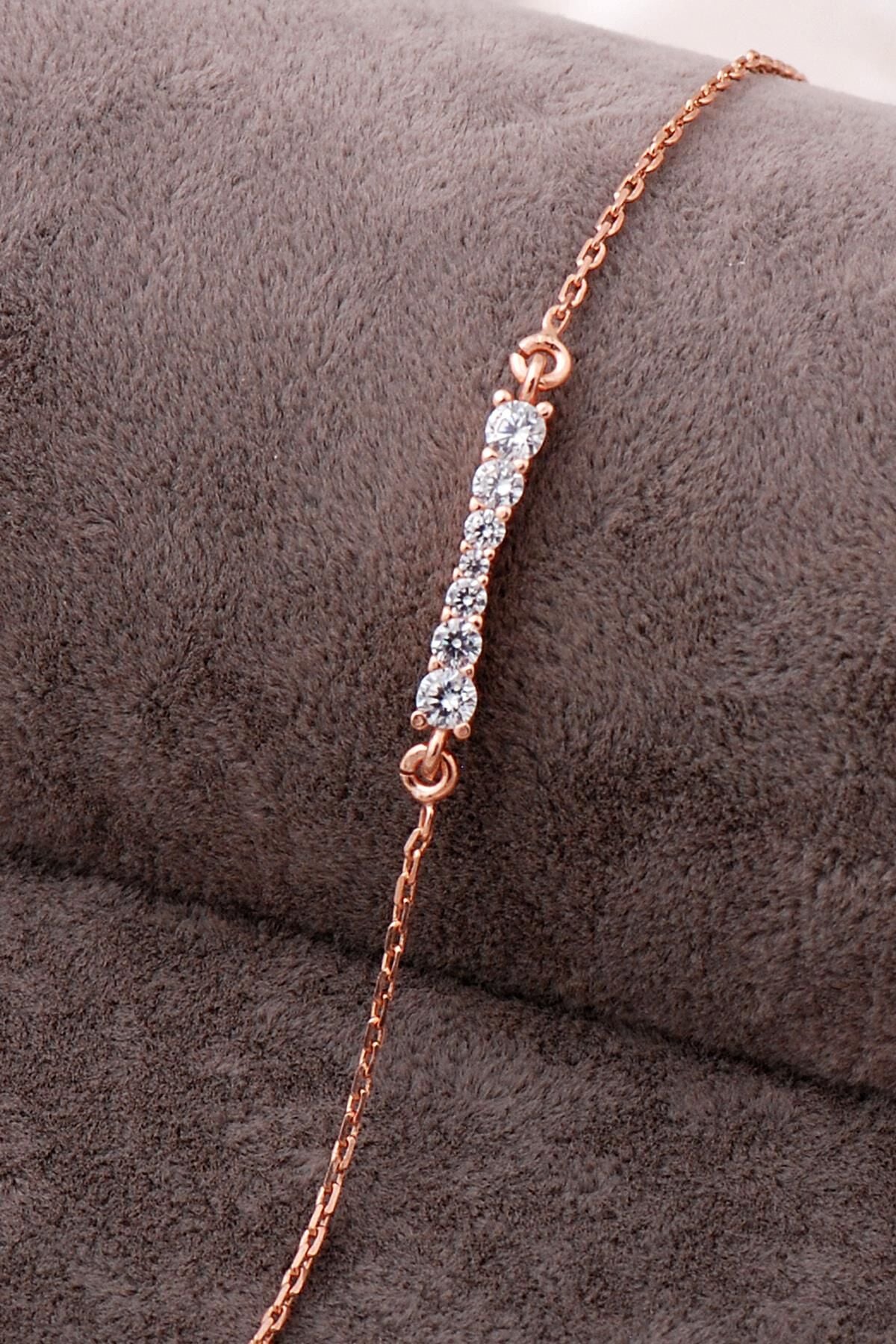 Su Yolu Rose Gümüş Bileklik 3971