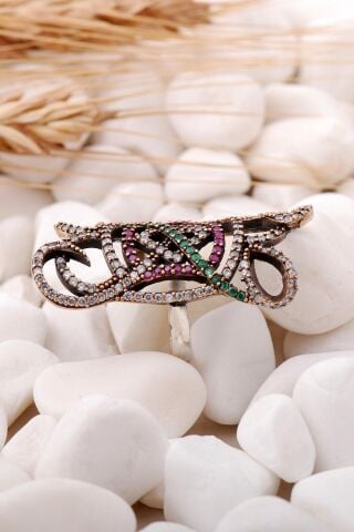 Tasarım Elişi Gümüş Yüzük 122