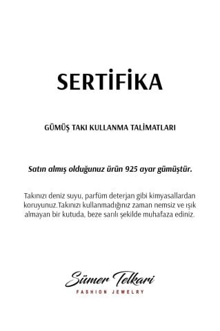 Lotus Çiçeği Tasarım Gümüş Set 2103