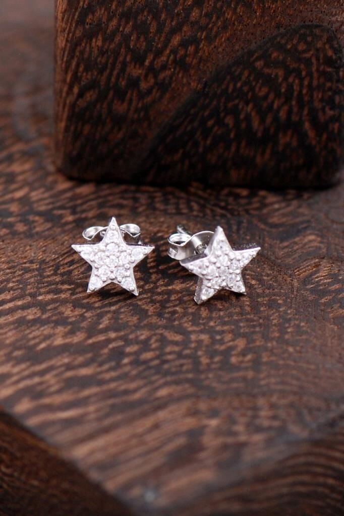 Yıldız Gümüş Küpe 2311