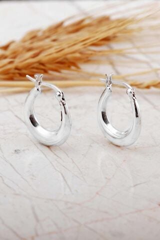 Damla Şarnel Gümüş Küpe 7314