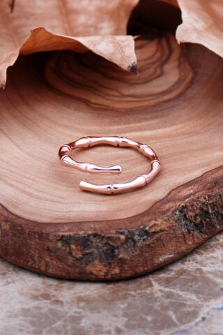 Rose Gümüş Tasarım Yüzük 2914